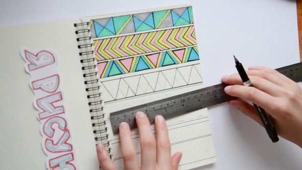 Узоры по клеточкам антистресс