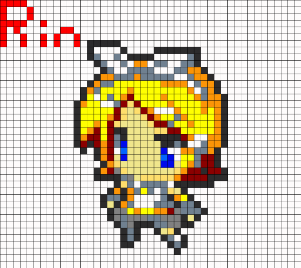 Аниме по пикселям