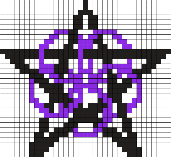 Пентаграмма пиксель