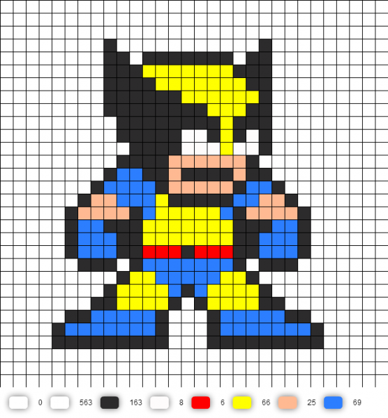 Пиксельный Супергерой