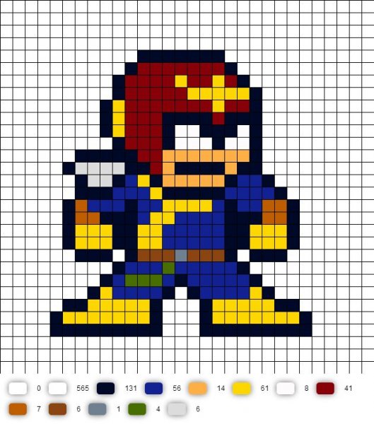 Марвел по клеточкам герои