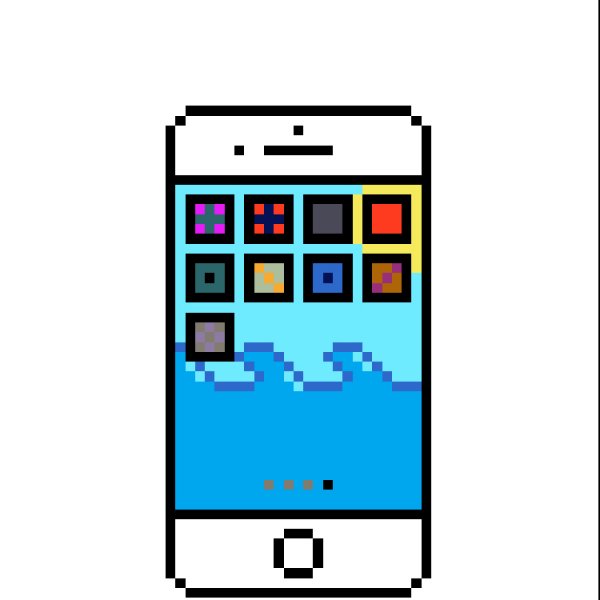 Рисунки по клеточкам смартфон