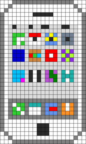 Рисунки по клеточкам из МАЙНКРАФТА