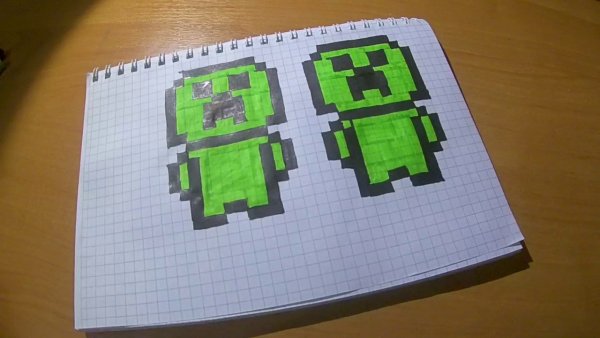 КРИПЕР В клеточку