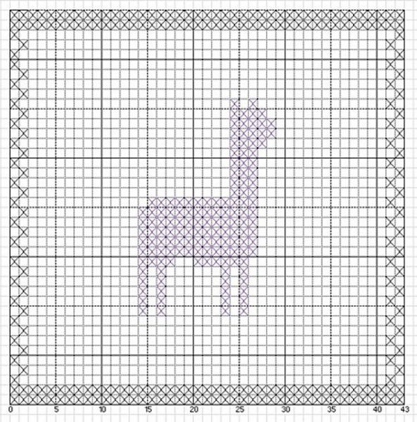 Жаккардовый узор альпака