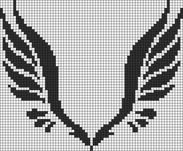 Крылья по клеточкам