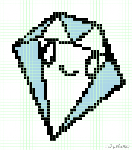 Бриллиант по клеткам