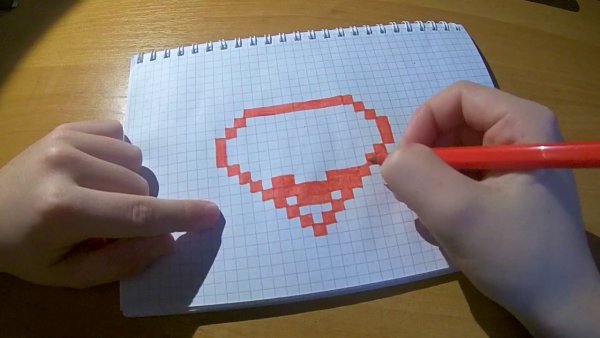 Кристалл по клеткам