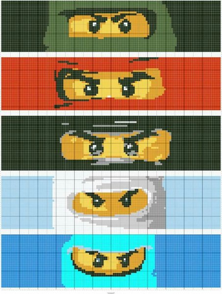 Вышивка Ниндзяго