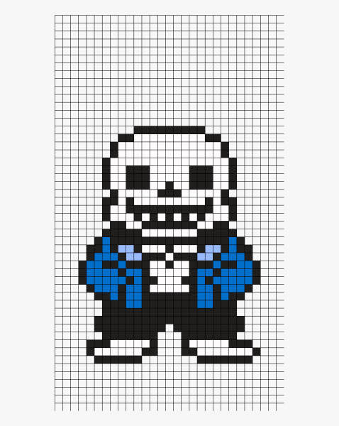 Санс из игры андертейл пиксель