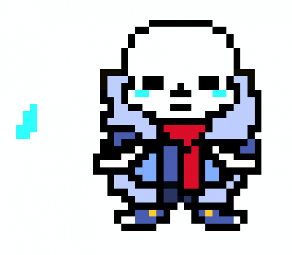 Санс Undertale Pixel