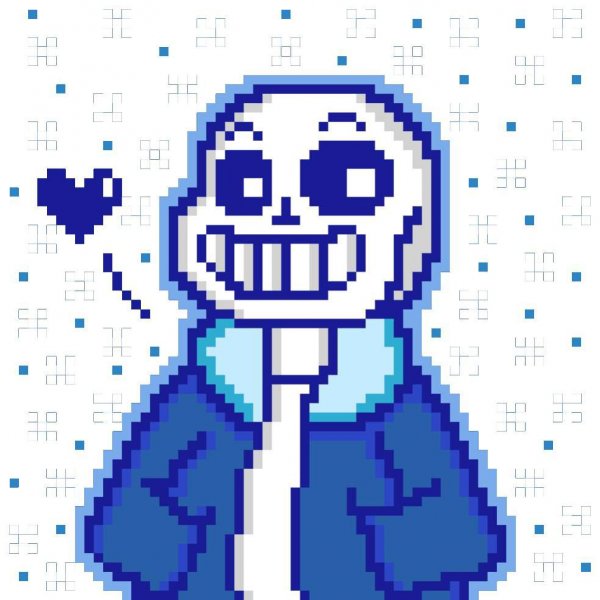 Санс Undertale Pixel