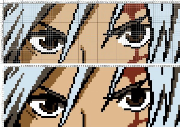 Схема плетения аниме