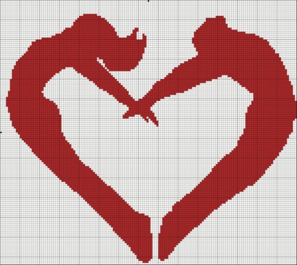 Вышивка любовь