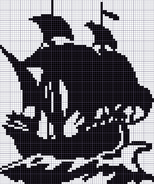 Японские кроссворды парусник