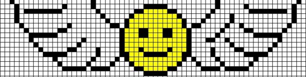 Рисунок по клеткам Хлебушек