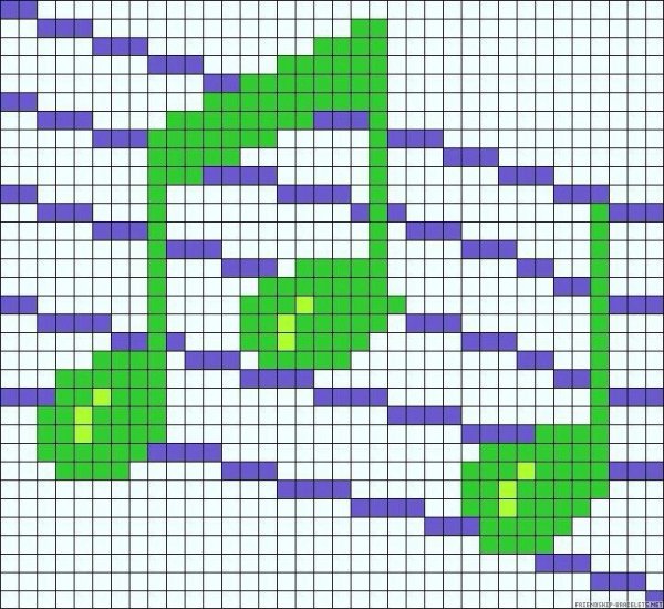 Рисунки по клеткам Нота