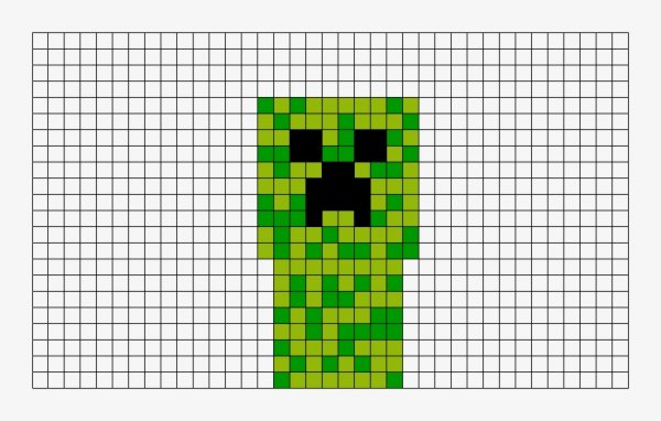 КРИПЕР пиксель арт