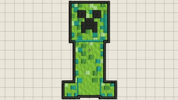 Рисунки по клеточкам майнкрафт КРИПЕР
