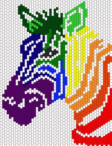 Рисование по клеткам сложные