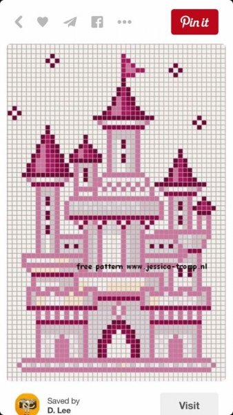 Замок по клеткам