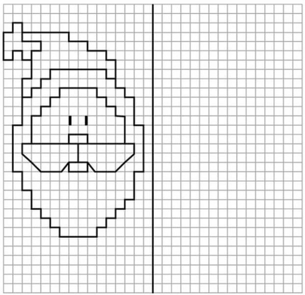 Рисование по клеточкам для детей