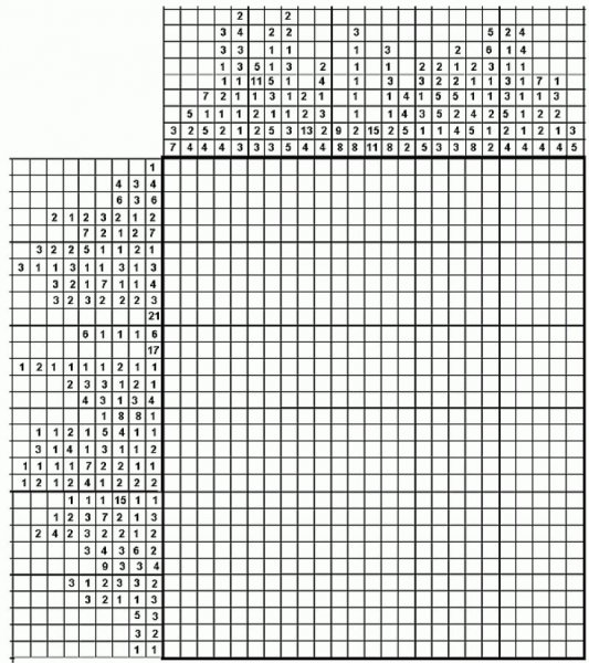 Нонограммы японские кроссворды