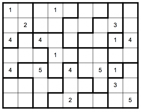 Судоку Сугуру для печати