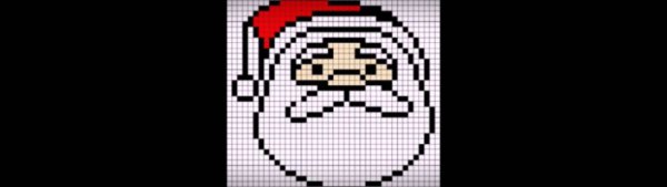 Крипипаста по клеточкам в тетради