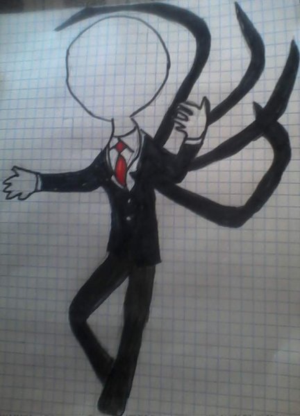 Рисунки по клеточкам СЛЕНДЕРМЕНА