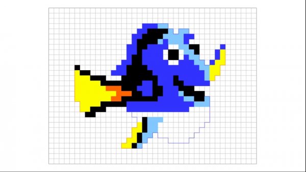 Рыба по клеткам