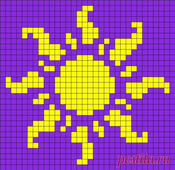 Пиксельные орнаменты для вязания