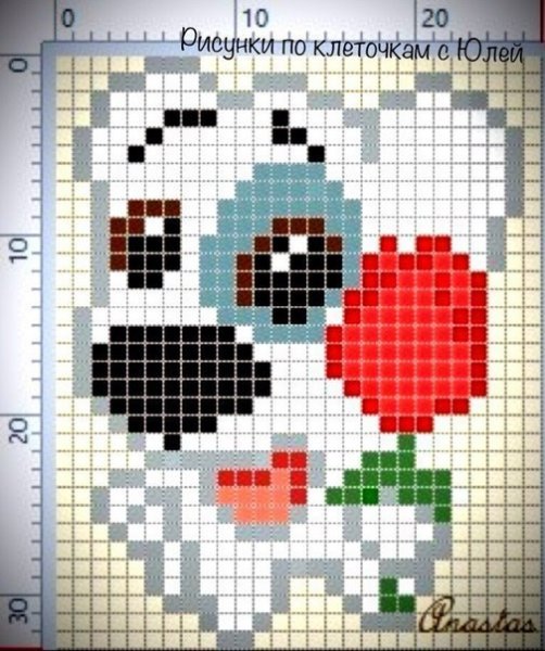 Рисовать по клеточкам Стикеры