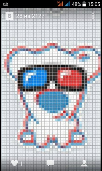 Рисунки по клеточкам ВК