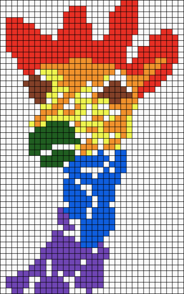 Рисунок крестиками по клеткам