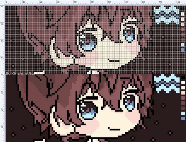 Схемы фенечек с аниме персонажами