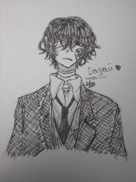 Дазай для срисовки