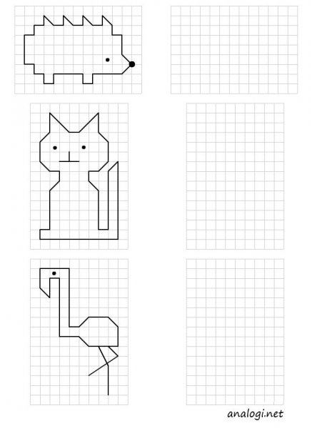 Рисование. Потклетоскам для детей