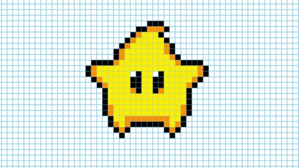 Рисование по клеточкам Звездочка