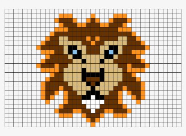 Лев по клеткам