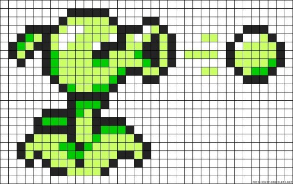 Зомби легкие по клеточкам