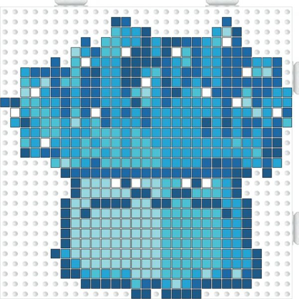 Рисовать по клеточкам растения против зомби