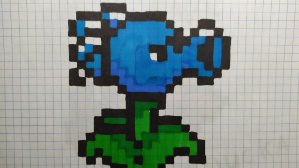 Горохострел по клеточкам