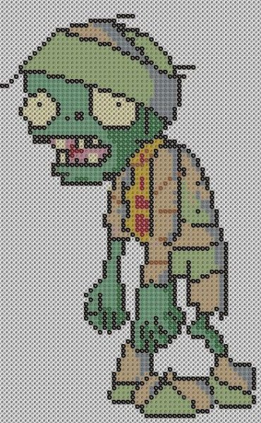 Растения против зомби 2 пиксельный зомби