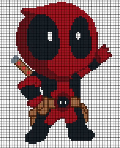 Вышивка супергероев