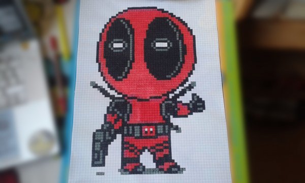 Дэдпула по клеточкам