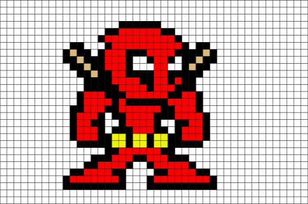 Рисование по клеткам для мальчиков