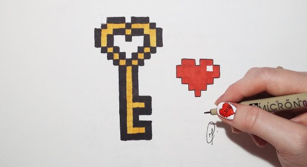 Пиксель арт лёгкий