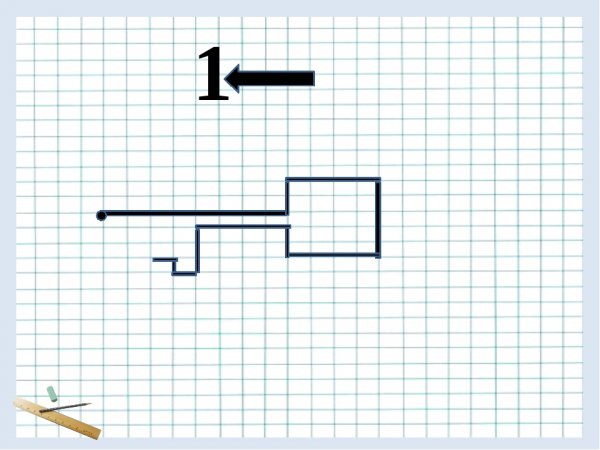 Графический диктант ключик