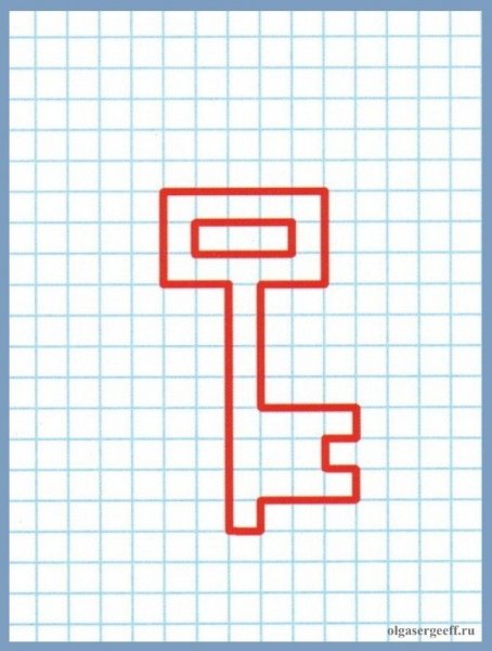 Рисование по клеточкам в тетради для начинающих